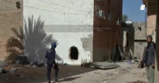 Forze dell'ordine nelle strade di Ghardaia