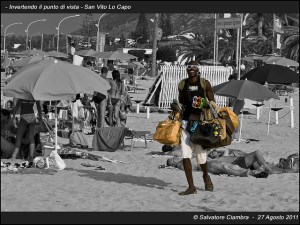 Invertendo il punto di vista. Foto Salvatore Ciambra