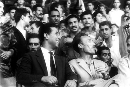 Ahmed Benbella e Houari Boumedienne prima del colpo di stato del 1965